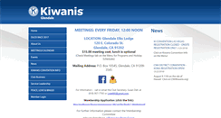 Desktop Screenshot of glendalekiwanis.info